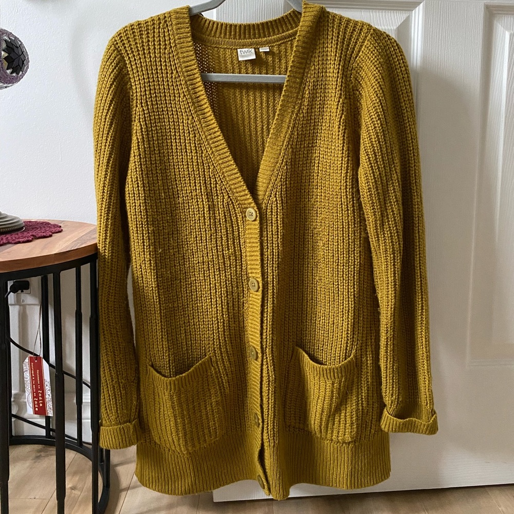Gold cardigan